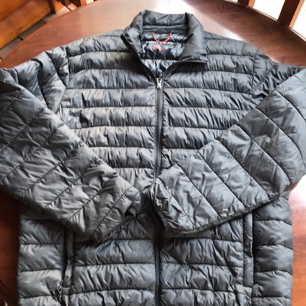 Hawke&con L grey puffy jacket